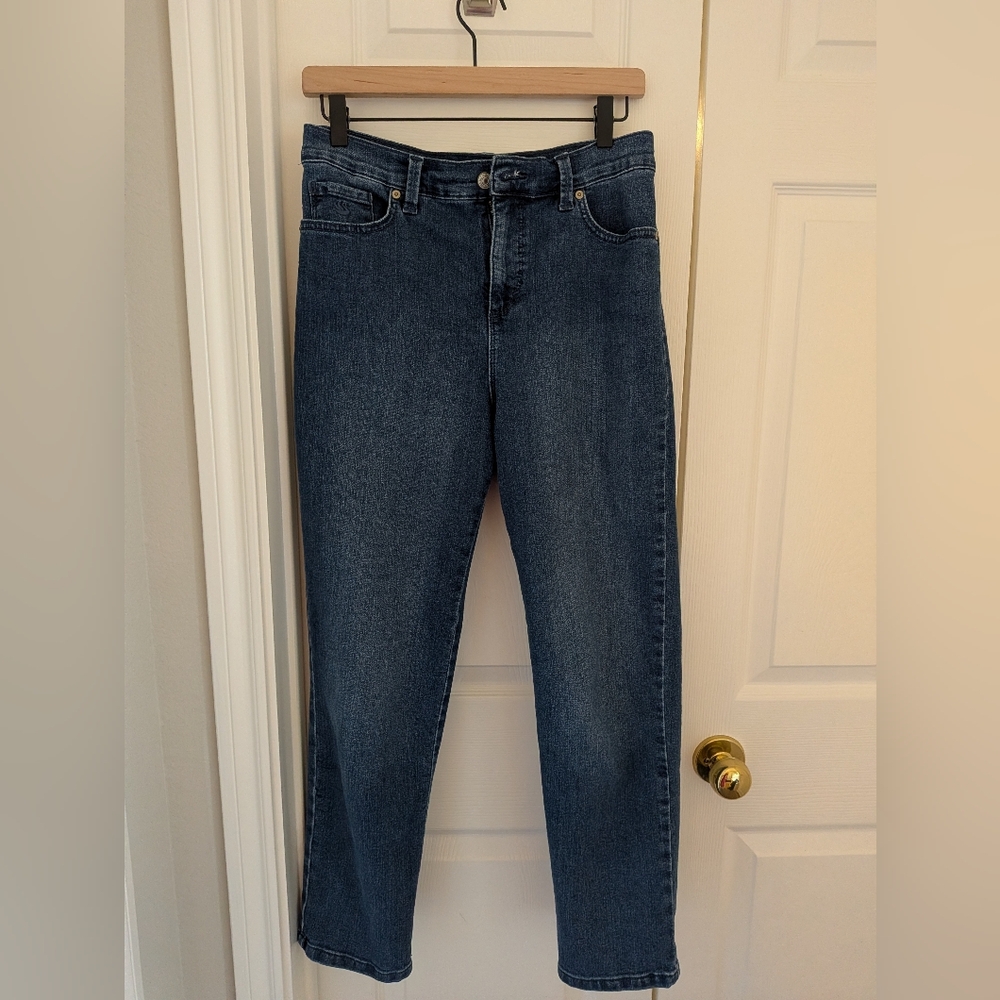 Gloria Vanderbilt Dark Indigo Straight-Leg Jeans
